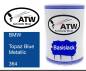 Preview: BMW, Topaz Blue Metallic, 364: 500ml Lackdose, von ATW Autoteile West.